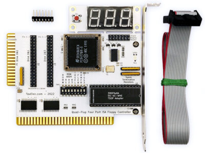 TexElec Quad-Flop – Four Port ISA Floppy Controller